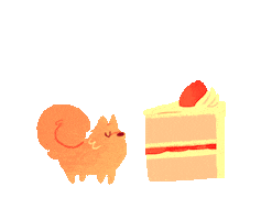 Hungry Dog Sticker by Olivia When