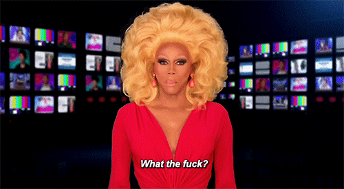 rupauls drag race wtf GIF by RealityTVGIFs