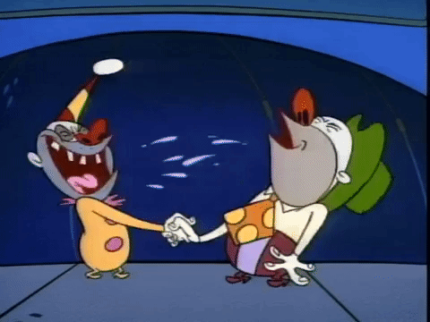 ren and stimpy nicksplat GIF