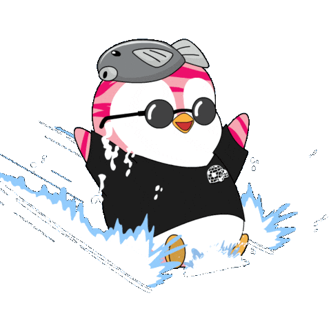 Happy Fun Sticker by Pudgy Penguins