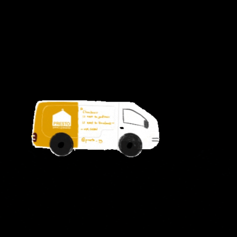 prestodrycleaners giphygifmaker delivery truck laundrysg prestodelivery GIF