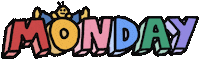 Text Monday Sticker by Ruppert Tellac