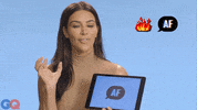 Kim Kardashian Af GIF by GQ