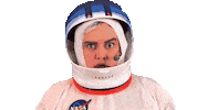 Confused Space Travel Sticker