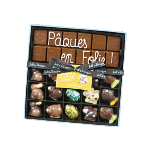 jeff_de_bruges giphyupload easter jeff chocolat Sticker