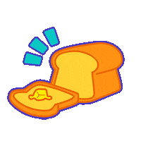 Webcomics Eating Sticker by WEBTOON CANVAS