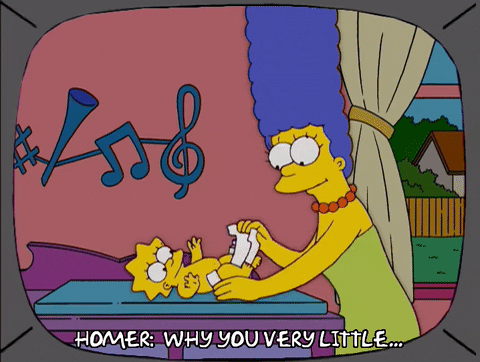 bart simpson running GIF