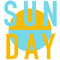 Weekend Sunday Sticker