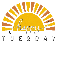 Happy Tuesday Morning Sticker