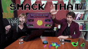 Quizfabriek party hit button smack GIF