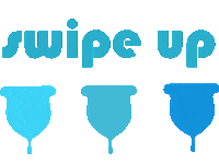 Menstrual Cup Swipe Up Sticker by Put A Cup In It