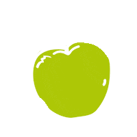 Green Apple Kiss Sticker by The Ladies Edge