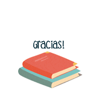 Book Gracias Sticker by Periquete