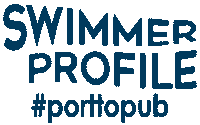 Profile Swimming Sticker by Port To Pub Swim