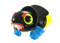 3D Vampire Sticker by Grand Chamaco