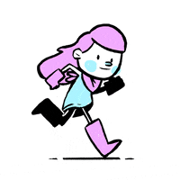 chuckart run running runner run bitch GIF