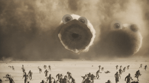 jonathangrubbs giphyupload dune googly eyes sandworm GIF