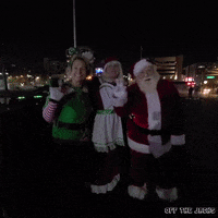 Christmas Waving GIF by Off The Jacks