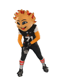 FiestaBowl football sun mascot flex Sticker