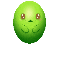 Green Pea Ball Sticker