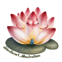 Relax Meditation Sticker