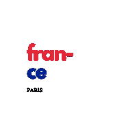 dnkktn france paris redblue laparis Sticker