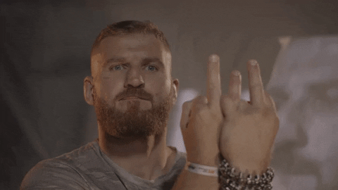 Mma Middle Finger GIF by UFC