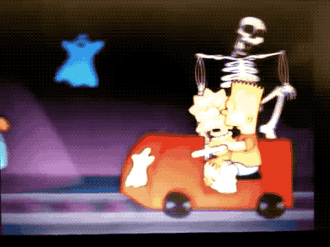 crypticphilosopher giphyupload simpsons haunted house behold the ravages of age GIF