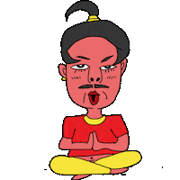 Yoga Stayathome Sticker by Chulsi