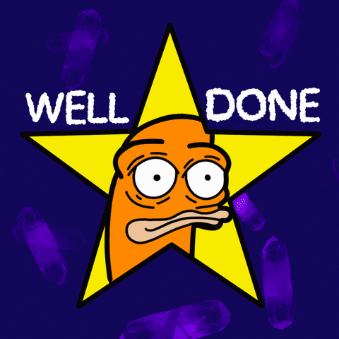 Well Done Good Job GIF by shremps