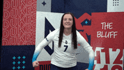 Volleyball Flexing GIF by GoDuquesne