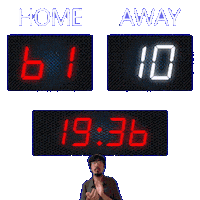 10 Away Sticker