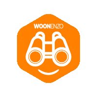 Looking Sticker by WOONENZO