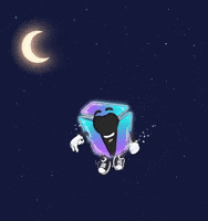 Going Up To The Moon GIF by IDX Solana