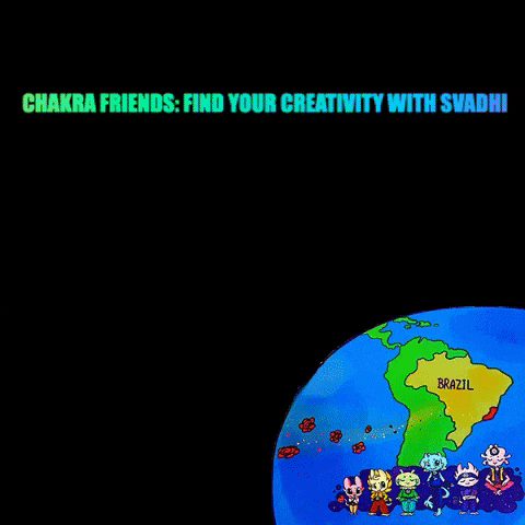 chakrafriends giphygifmaker sacral chakra chakra friends svadhi GIF