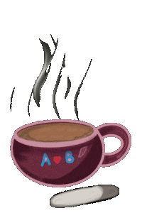 Tea Cup Morning Sticker