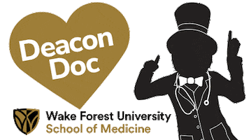 Wfu Wakeforest Sticker by Wake Forest School of Medicine