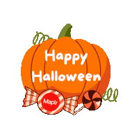 Halloween Fall Sticker by Maplr