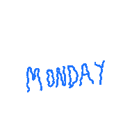 nptconor sad sticker day monday Sticker
