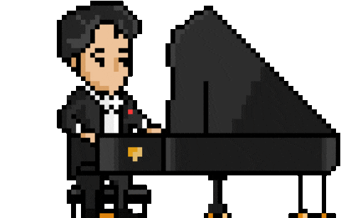 Conductor Pianist Sticker