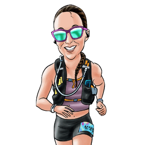 Run Running Sticker by eBibs