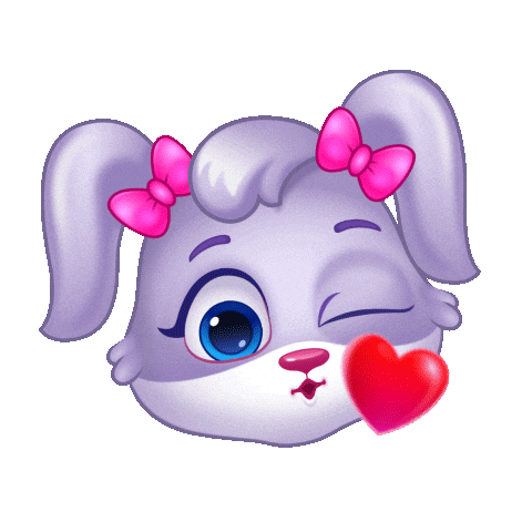Love You Hearts Sticker by Lucas and Friends by RV AppStudios