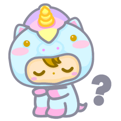kiktoyz giphyupload what baby unicorn Sticker