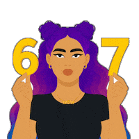 6 7 Wow Sticker by World Of Women