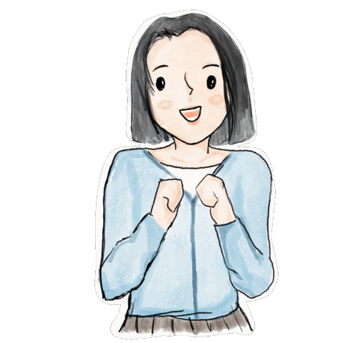 Happy Girl Sticker