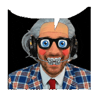 Glasses Geeking Sticker