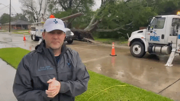 Councilman Surveys Storm Damage in New Orleans Suburbs