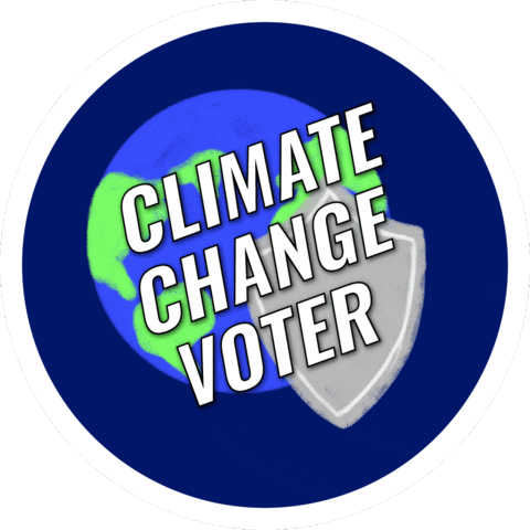 Voting Climate Change Sticker by DoSomething