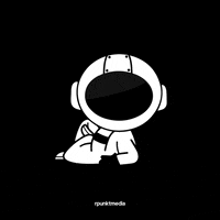 rpunktmedia fun mood space astronaut GIF