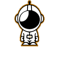 Bounce Astronaut Sticker by Big Air Trampoline Park